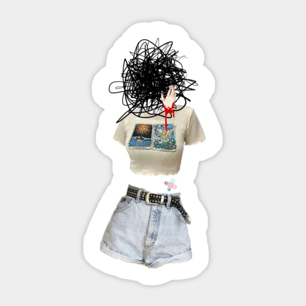 Weirdcore Outfit Sticker by Random Generic Shirts